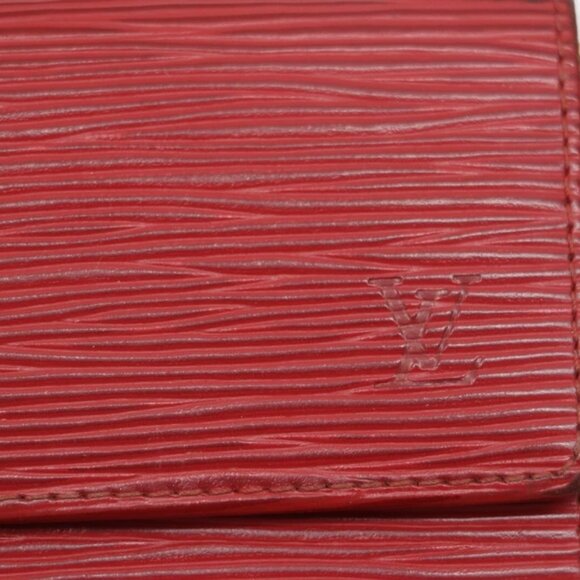 Louis Vuitton Epi Red Leather Pochette Porte-Monnaie Wallet - Picture 4 of 16